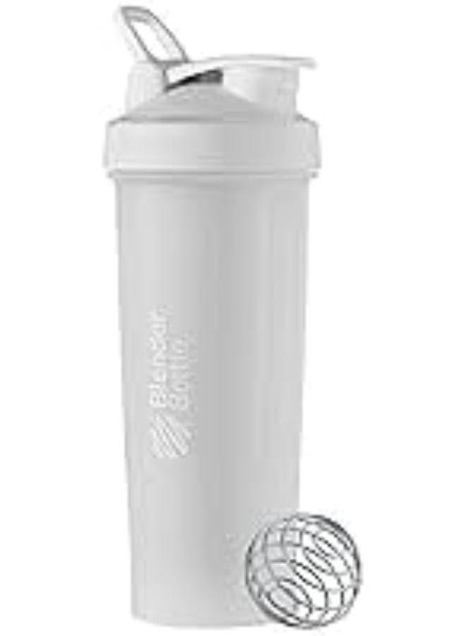 BlenderBottle Blender Bottle Classic V2 Shaker Perfect For Protein Shakes And Pre Workout, 32 Ounce, White - Image 3
